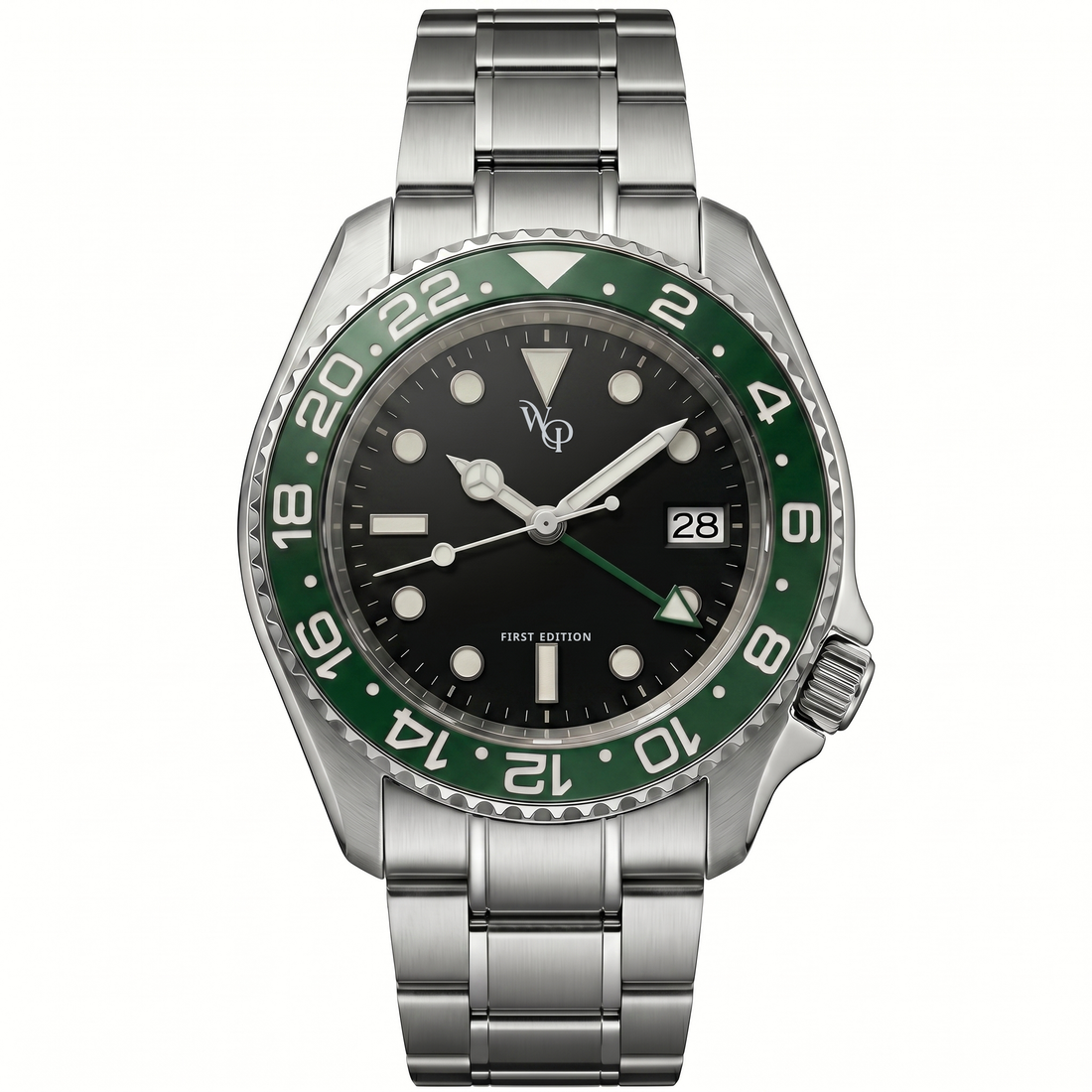 Steel / Green