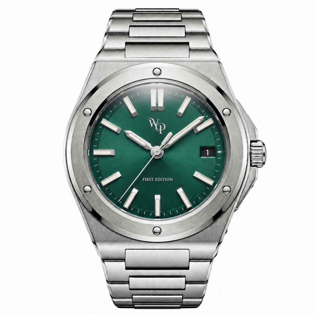 Steel / Green / Bracelet