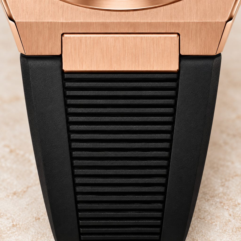 Facet 01 — Rose / White / Strap. Gallery view 3.