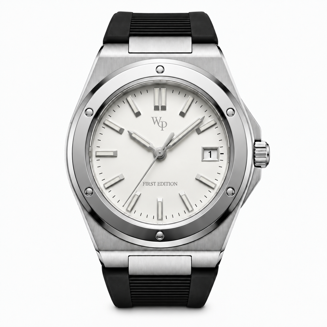 Steel / White / Strap