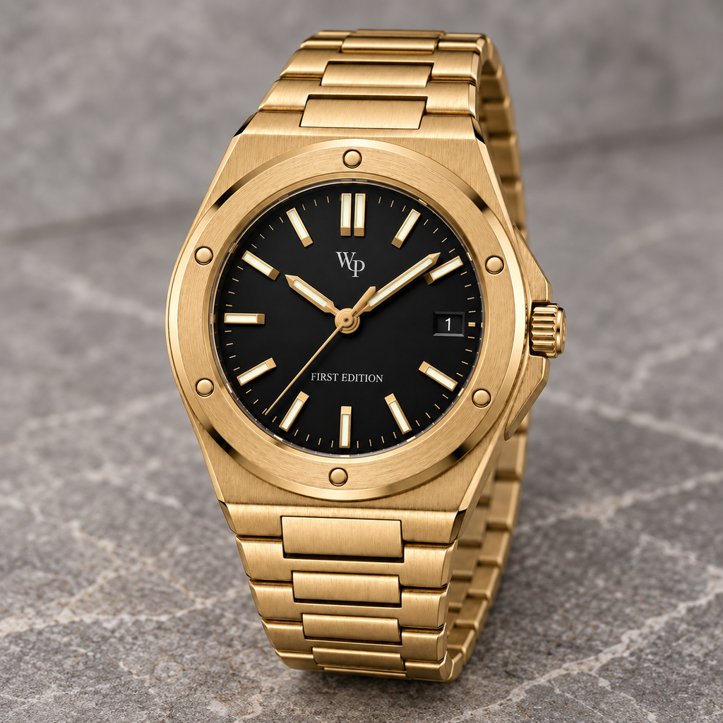 Facet 01 — Gold / Black / Bracelet. Gallery view 2.