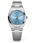 Vale 03 — Steel / Blue Roman watch.