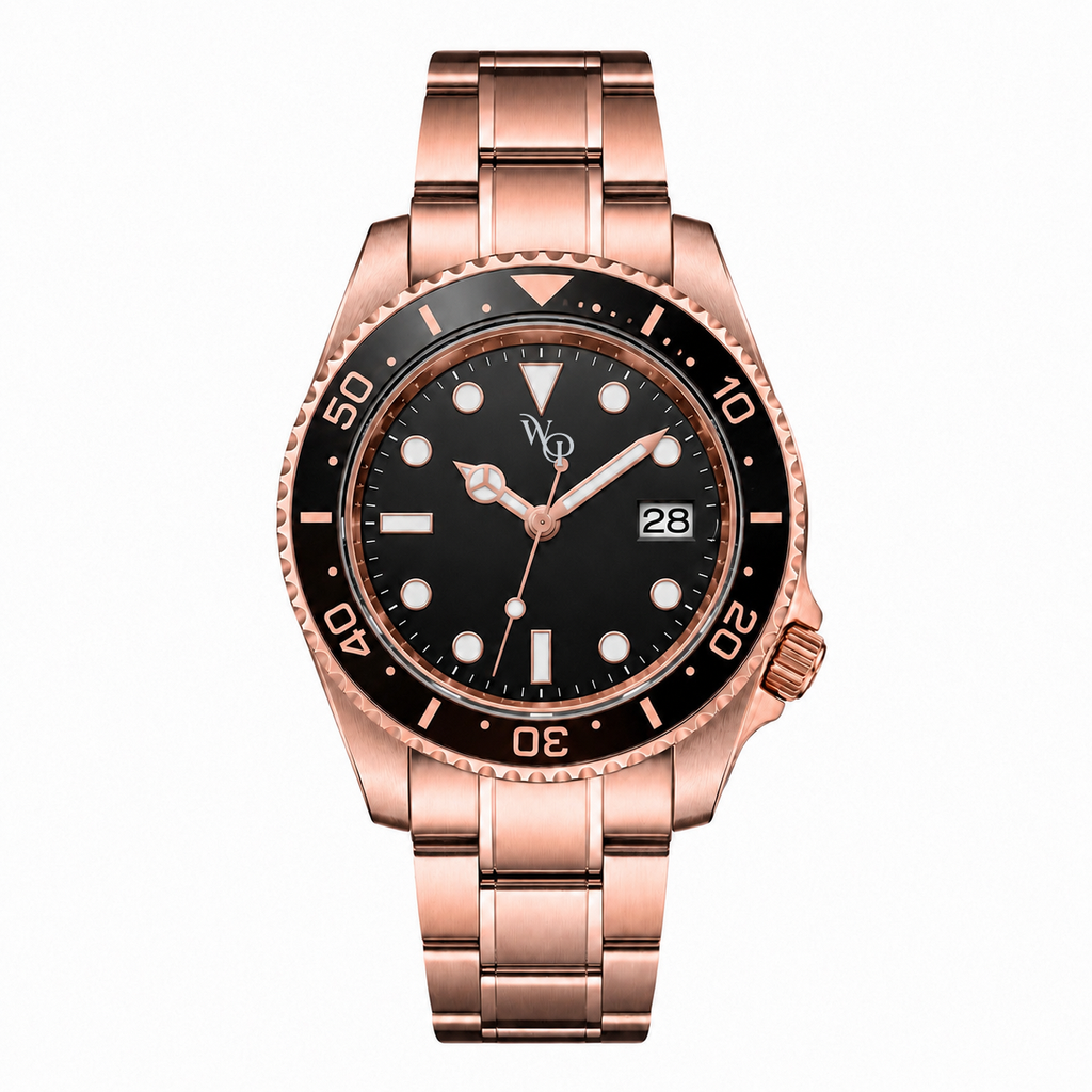 Meridian 05 — Rose / Black watch.